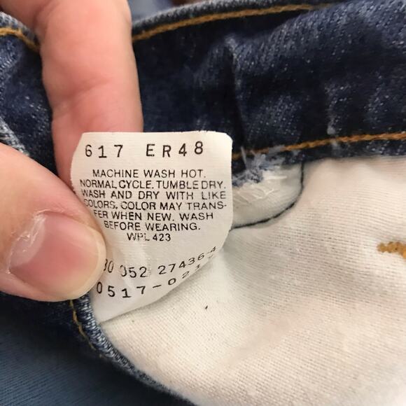 Levi's 517 VTG Men's 40x34 (Fits 38x29) USA Made 100% Cotton Boot Cut Jeans - Picture 4 of 11